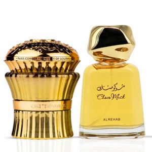 Intense Oud Choco Musk by Al Rehab & Cake Temptations by Paris Corner Bundle Eau de Parfum for Unisex – 100 ml