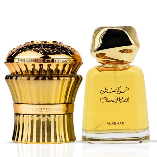 Intense Oud Choco Musk by Al Rehab & Cake Temptations by Paris Corner Bundle Eau de Parfum for Unisex – 100 ml