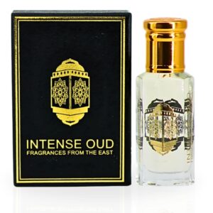 Intense Oud Cool Bleu with Black Gift Box Perfume Oil for Men – 12 ml