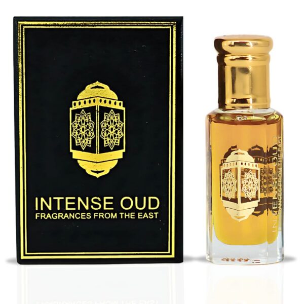 Intense Oud Crushed with Black Gift Box Perfume Oil for Unisex – 12 ml