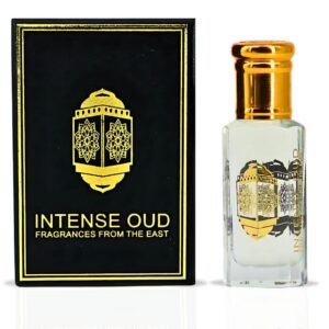 Intense Oud Khalab with Black Gift Box Perfume Oil for Unisex – 12 ml