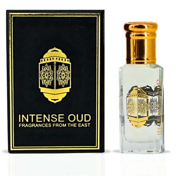 Intense Oud Khalab with Black Gift Box Perfume Oil for Unisex – 12 ml