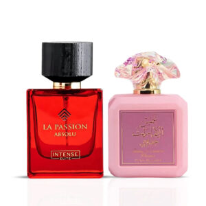 Intense Oud La Passion Absolu by Intense Elite & Pink Blush Shams Al Emarat Khususi by Ard Al Zaafaran Bundle Eau de Parfum for Unisex – 100 ml