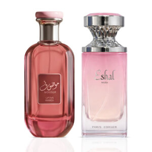 Intense Oud Mousuf Wardi By Ard Al Zaafaran & Eshal Musk By Paris Corner Sprays Bundle Eau de Parfum for Unisex