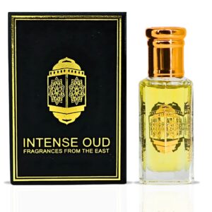 Intense Oud Mukhallat Al Najm with Black Gift Box Perfume Oil for Unisex – 12 ml