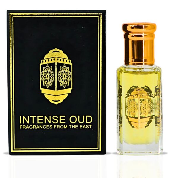 Intense Oud Mukhallat Al Najm with Black Gift Box Perfume Oil for Unisex – 12 ml