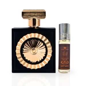 Intense Oud Nebras by Lattafa Pride & French Coffee by Al Rehab Bundle Eau de Parfum for Unisex – 100 ml