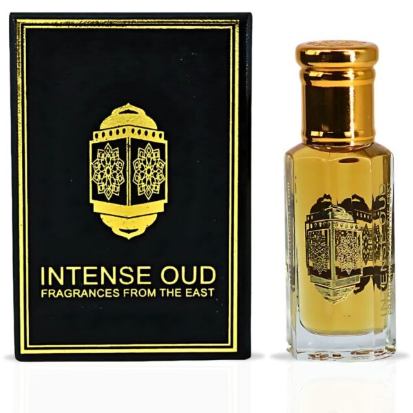 Intense Oud Oud Al Arab with Black Gift Box Perfume Oil for Unisex – 12 ml