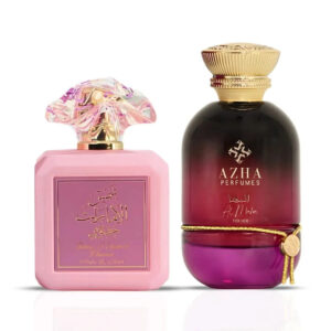 Intense Oud Pink Blush by Ard Al Zaafaran & Al Maha by Azha Sprays Bundle Eau de Parfum for Women – 100 ml