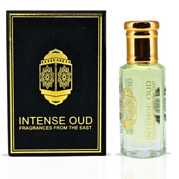 Intense Oud Rose Musk with Black Gift Box Perfume Oil for Unisex – 12 ml
