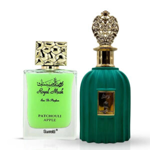 Intense Oud Royal Musk Patchouli Apple by Surrati & Aura Art Lucy By Aura Fragrances Bundle Eau de Parfum for Unisex – 100 ml