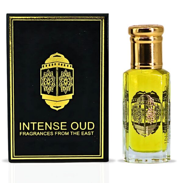 Intense Oud Santal Wood with Black Gift Box Perfume Oil for Unisex – 12 ml