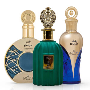 Intense Oud The Gourmand Bundle Amiri Rahaf by Hamidi Aura Art Lucy By Aura Fragrances & Ghalya Amiri Hamidi Eau de Parfum for Unisex – 100 ml