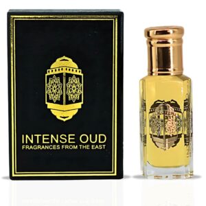 Intense Oud Touch Of Amber with Black Gift Box Perfume Oil for Unisex – 12 ml