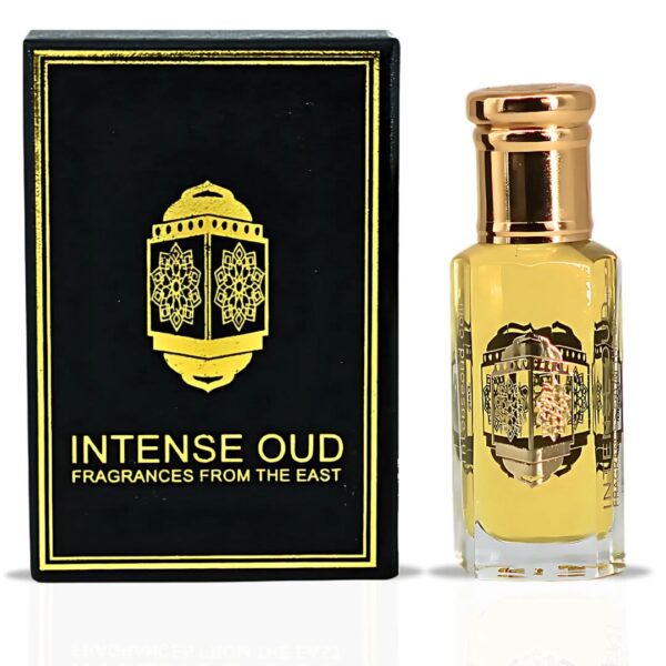 Intense Oud Touch Of Amber with Black Gift Box Perfume Oil for Unisex – 12 ml