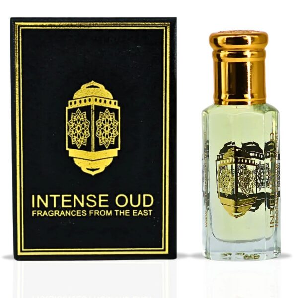 Intense Oud Woody Vanilla with Black Gift Box Perfume Oil for Unisex – 12 ml