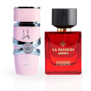 Intense Oud Yara by Lattafa & La Passion Absolu by Intense Elite Sprays Bundle Eau de Parfum for Women – 100 ml