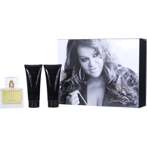 Jenni Rivera El & AFTERSHAVE BALM & SHOWER GEL Eau de Toilette for Men – 3.4 oz