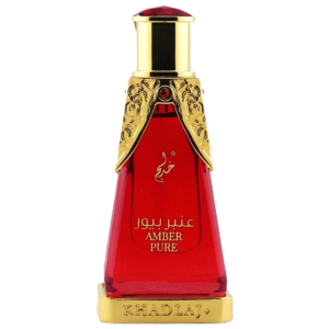 Khadlaj Amber Pure Concentrated for Everyone Perfume Oil for Unisex – 0.68 oz / 20 ml Concentrated Perfume Oil