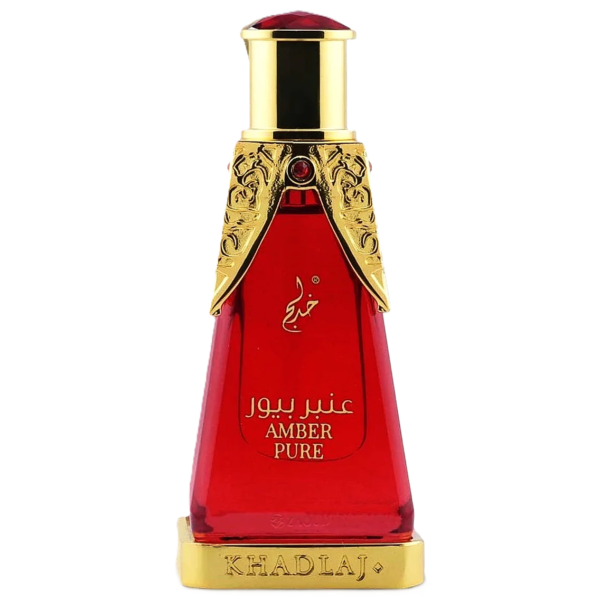 Khadlaj Amber Pure Concentrated for Everyone Perfume Oil for Unisex – 0.68 oz / 20 ml Concentrated Perfume Oil