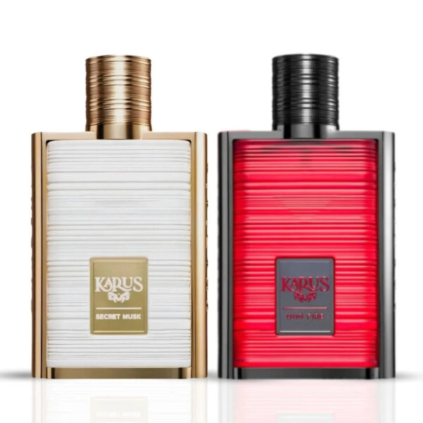 khadlaj Karus Oud Fire & Karus Secret Musk Bundle Eau de Parfum for Unisex – 100 ml