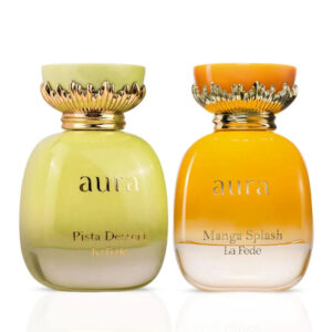 khadlaj La Fede Aura Pista Dessert & La Fede Aura Manga Splash Bundle Eau de Parfum for Unisex – 100 ml