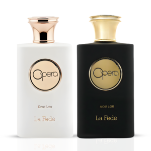 khadlaj La Fede Opera Rose L'Or & La Fede Opera Noir L'Or Bundle Eau de Parfum for Unisex – 100 ml