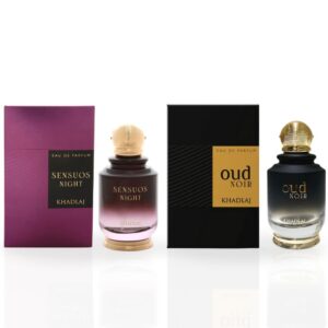 khadlaj Sensuos Night & Oud Noir Eau de Parfum for Unisex – 100 ml