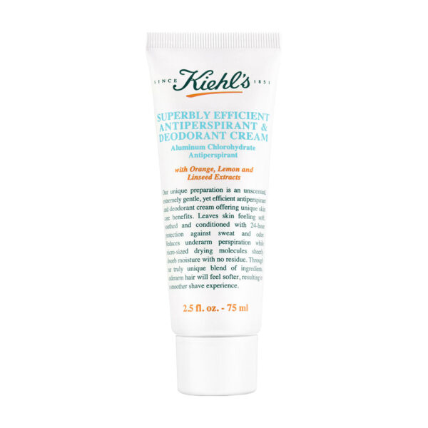 Kiehl's Since 1851 Superbly Efficient Antiperspirant And Deodorant Cream for Unisex – 2.5 oz