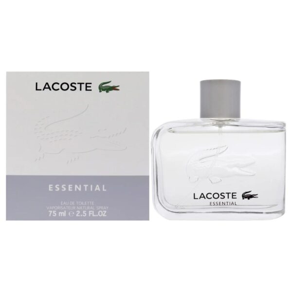 Lacoste Essential Eau de Toilette for Men – 2.5 oz / 75 ml