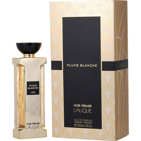 Lalique Noir Premier Plume Blanche 1901 Eau de Parfum for Unisex – 3.3 oz