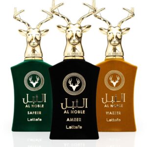 Lattafa Al Noble Ameer Wazeer Safeer Sprays Collection Eau de Parfum for Unisex – 100 ml