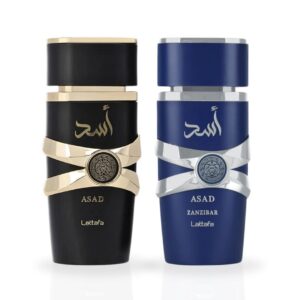 Lattafa Asad & Asad Zanzibar Sprays Bundle Eau de Parfum for Unisex – 100 ml