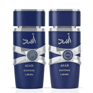 Lattafa Asad Zanzibar & Asad Zanzibar Limited Edition Sprays Bundle Eau de Parfum for Unisex – 100 ml