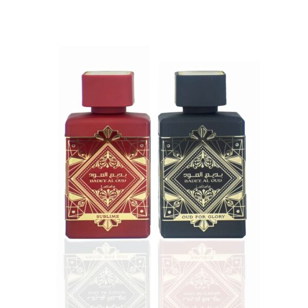 Lattafa Bade'e Al Oud & Bade'e Al Oud Sublime Perfumes Where Warmth Meets Opulence in Perfumery Eau de Parfum for Unisex