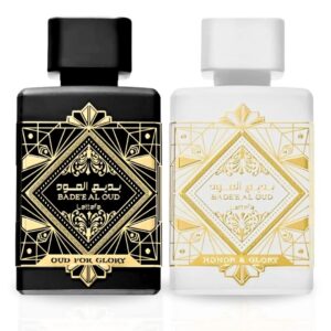 Lattafa Bade'e Al Oud Glory & Bade’e Al Oud Honor & Glory Sprays Bundle Eau de Parfum for Unisex – 100 ml