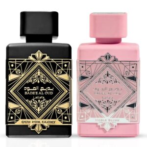 Lattafa Bade'e Al Oud Glory & Noble Blush Sprays Bundle Eau de Parfum for Unisex – 100 ml
