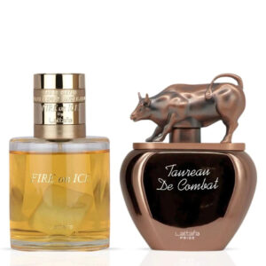 Lattafa Fire On Ice & Taureau De Combat Sprays Eau de Parfum for Men – 110 ml