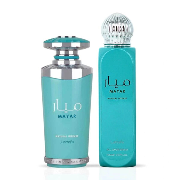 Lattafa Mayar Natural Intense & All Over Bundle Eau de Parfum for Unisex – 100 ml