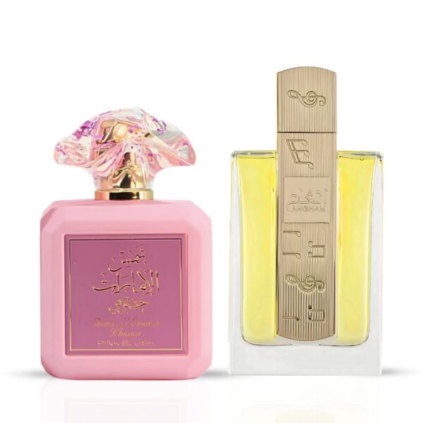 Lattafa Pink Blush by Ard Al Zaafaran & Angham Sprays Bundle Eau de Parfum for Unisex – 100 ml