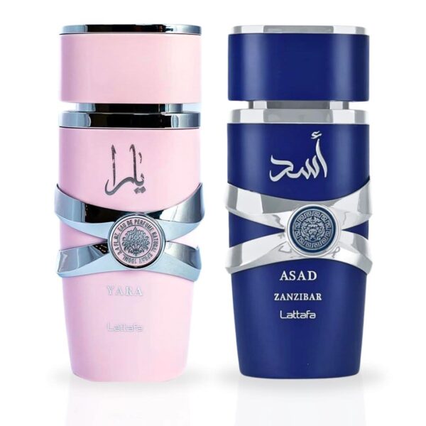 Lattafa Yara & Asad Zanzibar Sprays Bundle Eau de Parfum for Unisex – 100 ml