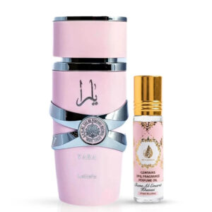 Lattafa Yara & Pink Blush Shams Al Emarat Khususi Roll On by Ard Al Zaafaran Bundle Eau de Parfum for Unisex – 100 ml