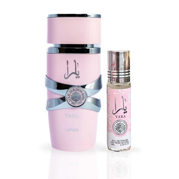 Lattafa Yara & Yara Roll On CPO by Ard Al Zaafaran Bundle Eau de Parfum for Unisex – 100 ml