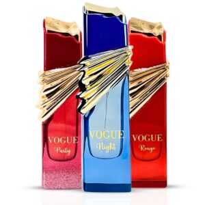Maison Alhambra Vogue Party Vogue Night & Vogue Rouge Sprays Bundle Eau de Parfum for Unisex – 100 ml
