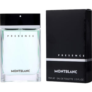 Mont Blanc Presence Eau de Toilette for Men – 2.5 oz