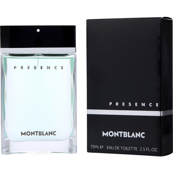 Mont Blanc Presence Eau de Toilette for Men – 2.5 oz