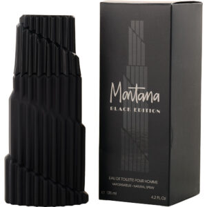 Montana Black Edition Eau de Toilette for Men – 4.2 oz