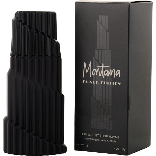 Montana Black Edition Eau de Toilette for Men – 4.2 oz