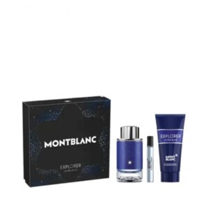 Montblanc Explorer Ultra Blue 3 piece v3 Eau de Parfum for Men – 3 piece gift set - v3