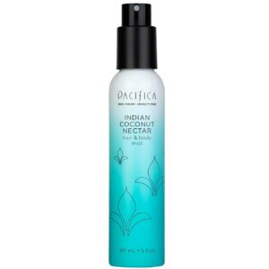 Pacifica Indian Coconut Nectar Hair And Body Spray for Women – 5.0 oz / 147 ml Hair and Body Mist